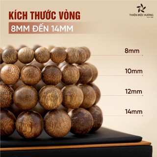 Vòng tay Trầm Hương tự nhiên Bảo Mệnh Trầm - Thiên Mộc Hương - Trầm Tốc Việt Nam thơm dịu nhẹ