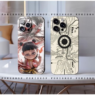 Miếng dán DẠ QUANG ban đêm mặt sau Full viền Tương Thích với 17 pro max 16 pro max 15 pro max 14 pro max 13 pro max