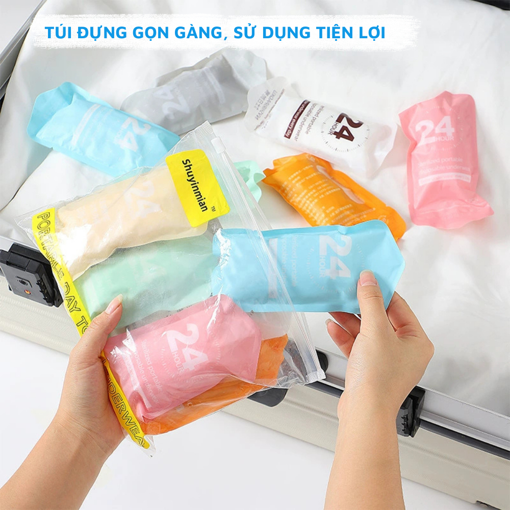 Quần Lót Nữ Cotton Kháng Khuẩn Dùng 1 lần Tiện Lợi, Quần Chip Nữ Cạp Vừa Ôm Dáng Thoải Mái ZANABRA