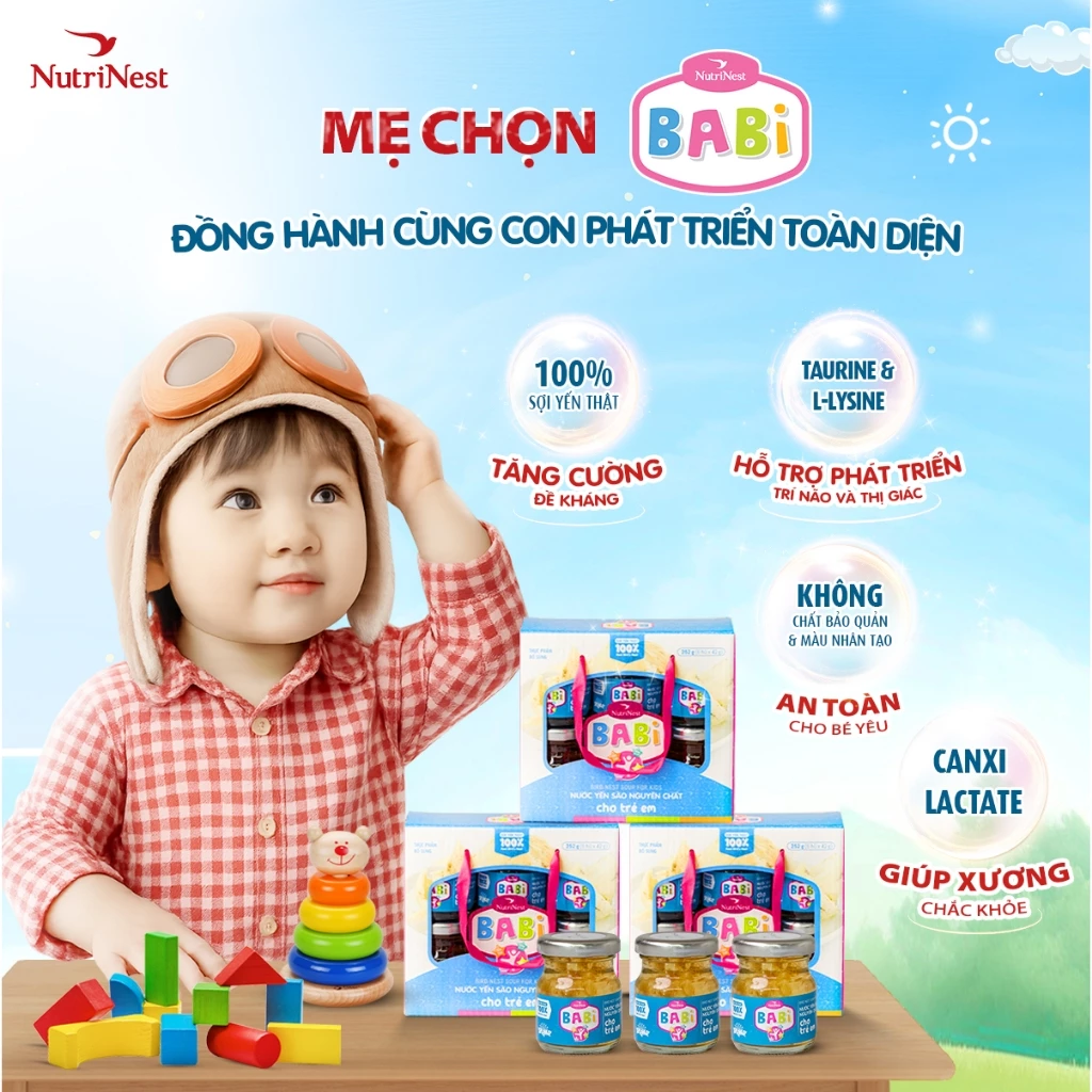 Nước Yến Sào Cho Trẻ Em NutriNest