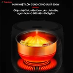 Nồi Cơm Điện Tử 1.2L NAGAKAWA NAG0131 500W, 3 chức năng, bảo hành 1 năm — ảnh 7