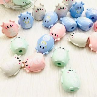 LEAFBOOK Đồ Chuốt Bút Viết Chì / Đồ Gọt Bút Viết Chì Con Trâu Dễ Thương DY 391 Lưỡi Thép Không Gỉ Siêu Bén