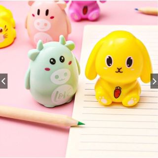 LEAFBOOK Đồ Chuốt Bút Viết Chì / Đồ Gọt Bút Viết Chì Con Trâu Dễ Thương DY 391 Lưỡi Thép Không Gỉ Siêu Bén