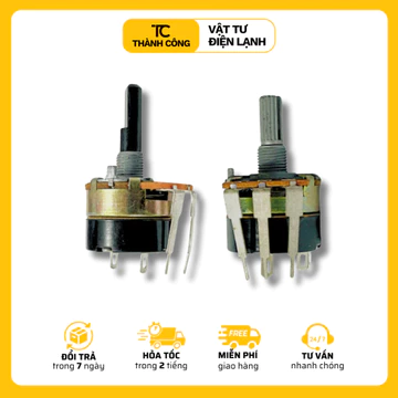 Biến trở máy nước nóng vát góc, chiết áp máy nước nóng, biến trở điều chỉnh máy tắm nóng 350k, 500k