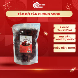 Táo Đỏ Tân Cương 500g, Táo Tàu Khô Ngọt Thanh Tự Nhiên, Trái Cây Khô Dinh Dưỡng Ăn Vặt