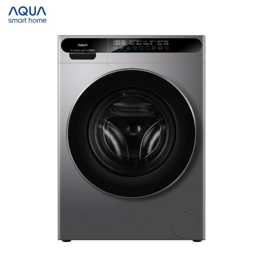 [SẢN PHẨM MỚI] Máy giặt cửa trước AQUA Inverter 9kg AW9-BP0533L(S8) - Bảo hành 2 năm - Freeship toàn quốc