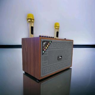 Loa Kiomic K36 - Loa Karaoke Bass 20cm, Kèm 2 Micro chỉnh bass, treble nhạc riêng biệt.
