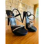 SANDAL DINH ĐÁ, SANDAL KIM TUYẾN MỊN, ĐẾ ĐÚP MÀU ĐEN(ĐKT)