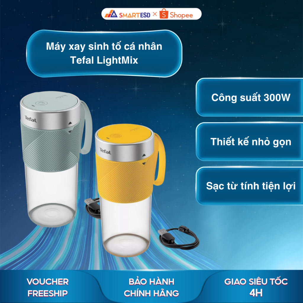 Máy xay sinh tố cá nhân Tefal LightMix BL1C0230/BL1C0430 - Bảo hành chính hãng 24 tháng