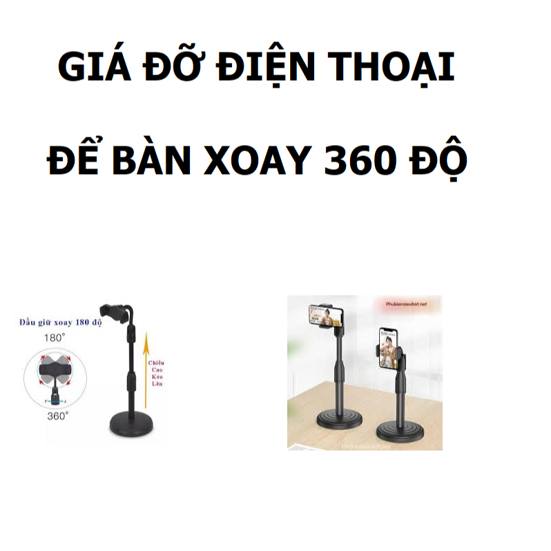 Giá đỡ điện thoại Livestream để bàn DC-01