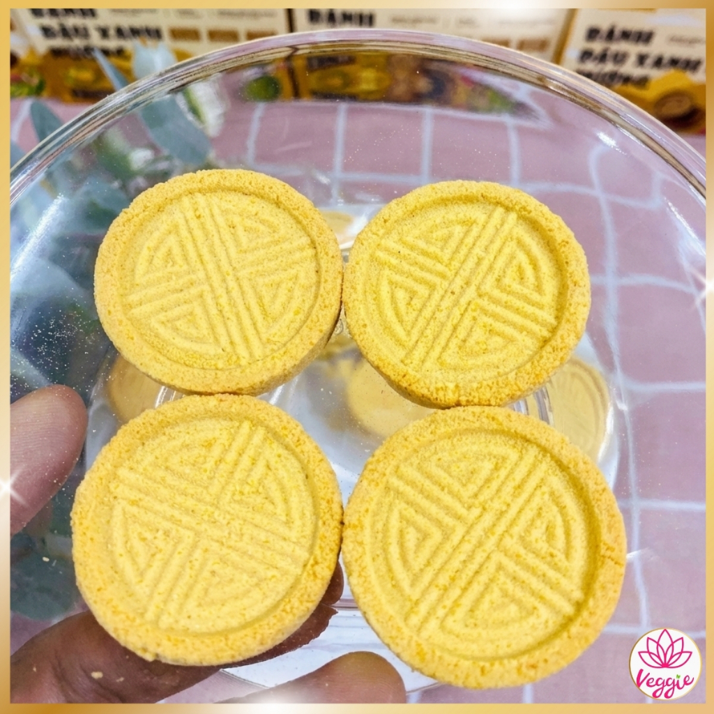 Bánh đậu xanh nướng QNA Farm hộp giấy 150g