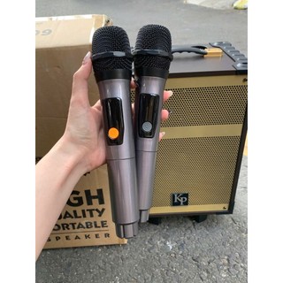 Loa Karaoke Xách Tay KP12 Công Suất 300W, Loa Bass 20Cm, Công Nghệ Mới Cho Ra Âm Thanh Cực Hay, Mạnh Mẽ, 2 Míc Hát Nhẹ,