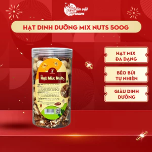 Hạt Dinh Dưỡng Mix Nuts 500g Cao Cấp, Béo Bùi Giàu Dinh Dưỡng Healthy Ăn Vặt