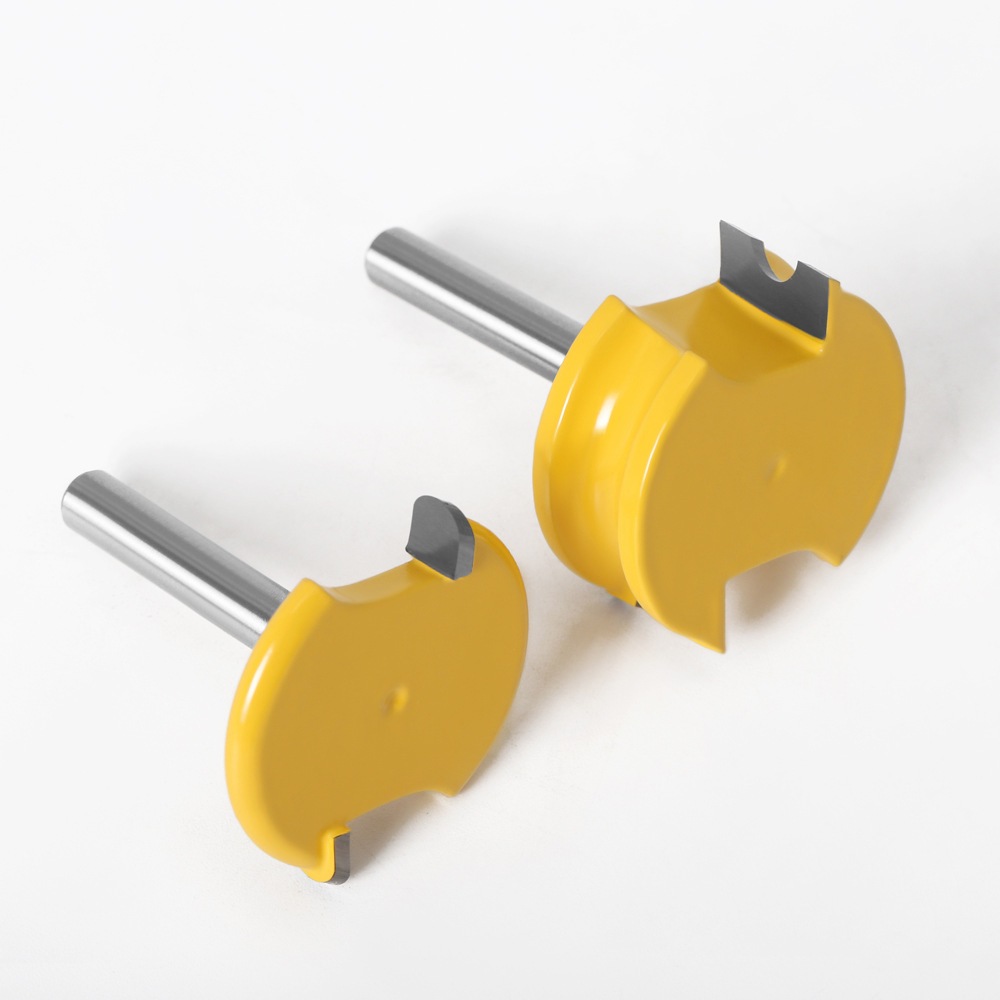 Bộ 2 mũi phay gỗ mũi soi ghép ván mộng bán nguyệt cốt 12.7mm