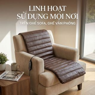 Nệm Massage Toàn Thân Kachi MK339 da nâu