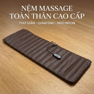 Nệm Massage Toàn Thân Kachi MK339 da nâu