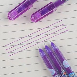 LEAFBOOK Bút Viết Gel Nước Mực Nho Thơm Ngòi 0.38mm Thoru/ Tforu Doreamon AH888 / VS999 Mực Tím
