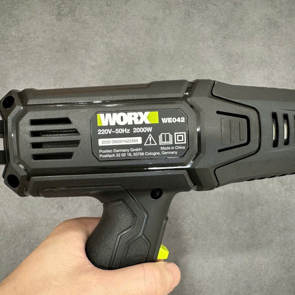 Máy thổi (khò) nhiệt dùng điện 2000W Worx WE042 Chính Hãng Bảo Hành 12 Tháng