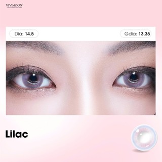 01 Chiếc Kính áp tròng VIVIMOON lens khóa ẩm 1 ngày màu hồng tím Lilac (Giá 1 bên mắt, x2 để đặt 1 đôi)