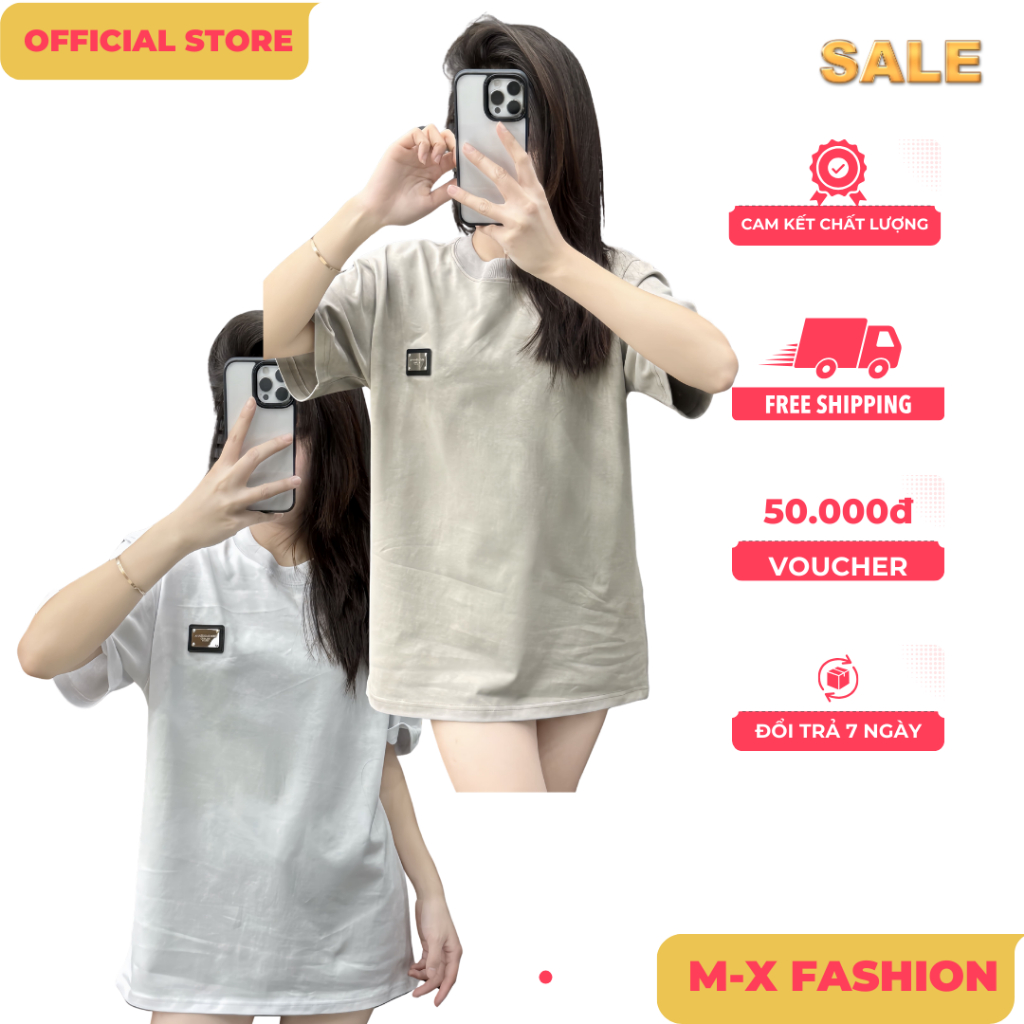ÁO thun nam QC cổ tròn họa tiết thêu tay ngắn phong cách trẻ trung chuẩn from