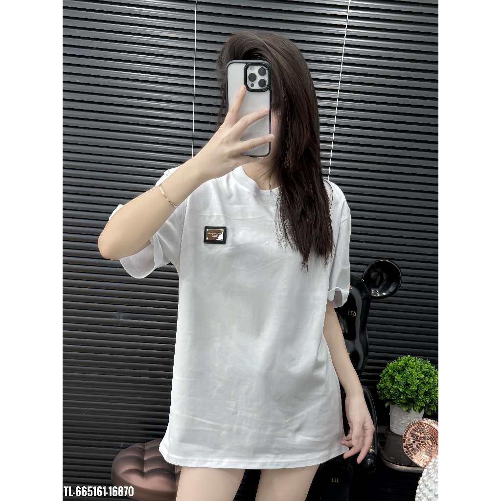 ÁO thun nam QC cổ tròn họa tiết thêu tay ngắn phong cách trẻ trung chuẩn from