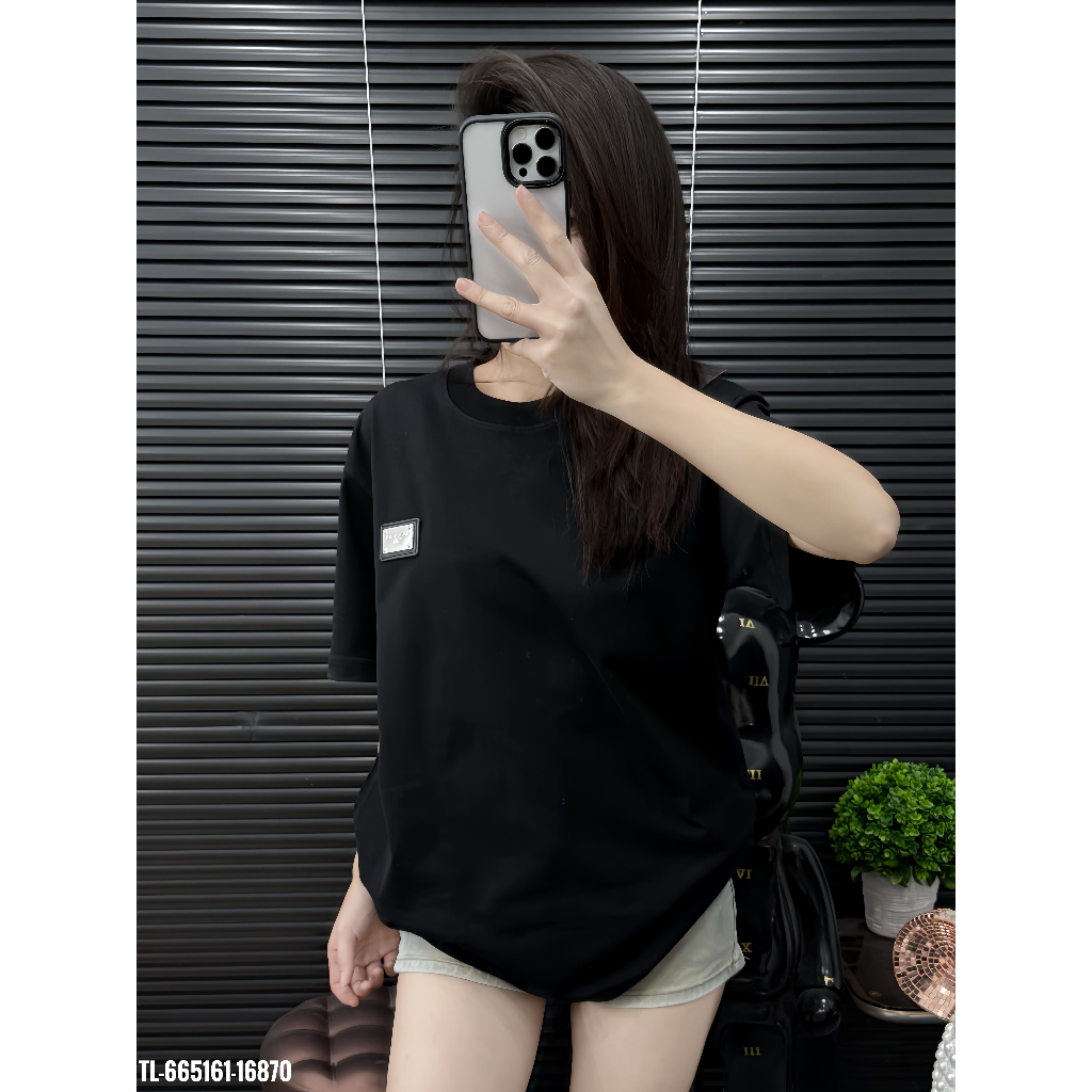 ÁO thun nam QC cổ tròn họa tiết thêu tay ngắn phong cách trẻ trung chuẩn from
