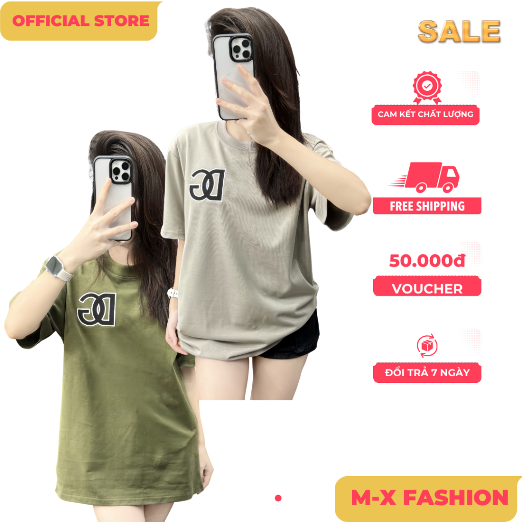ÁO thun nam QC cổ tròn họa tiết thêu tay ngắn phong cách trẻ trung chuẩn from