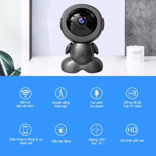 3MP wifi Camera trong nhà Máy Ảnh Robot Giám Sát Không Dây HD 360 Độ Panorama Cho Nhà Theo dõi cuộc gọi thoại di động