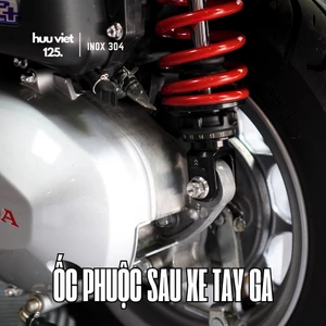 Ốc phuộc xe tay ga, giảm sóc Inox 304, Honda, SH, AB, Vario, Click, Lead, PCX,...