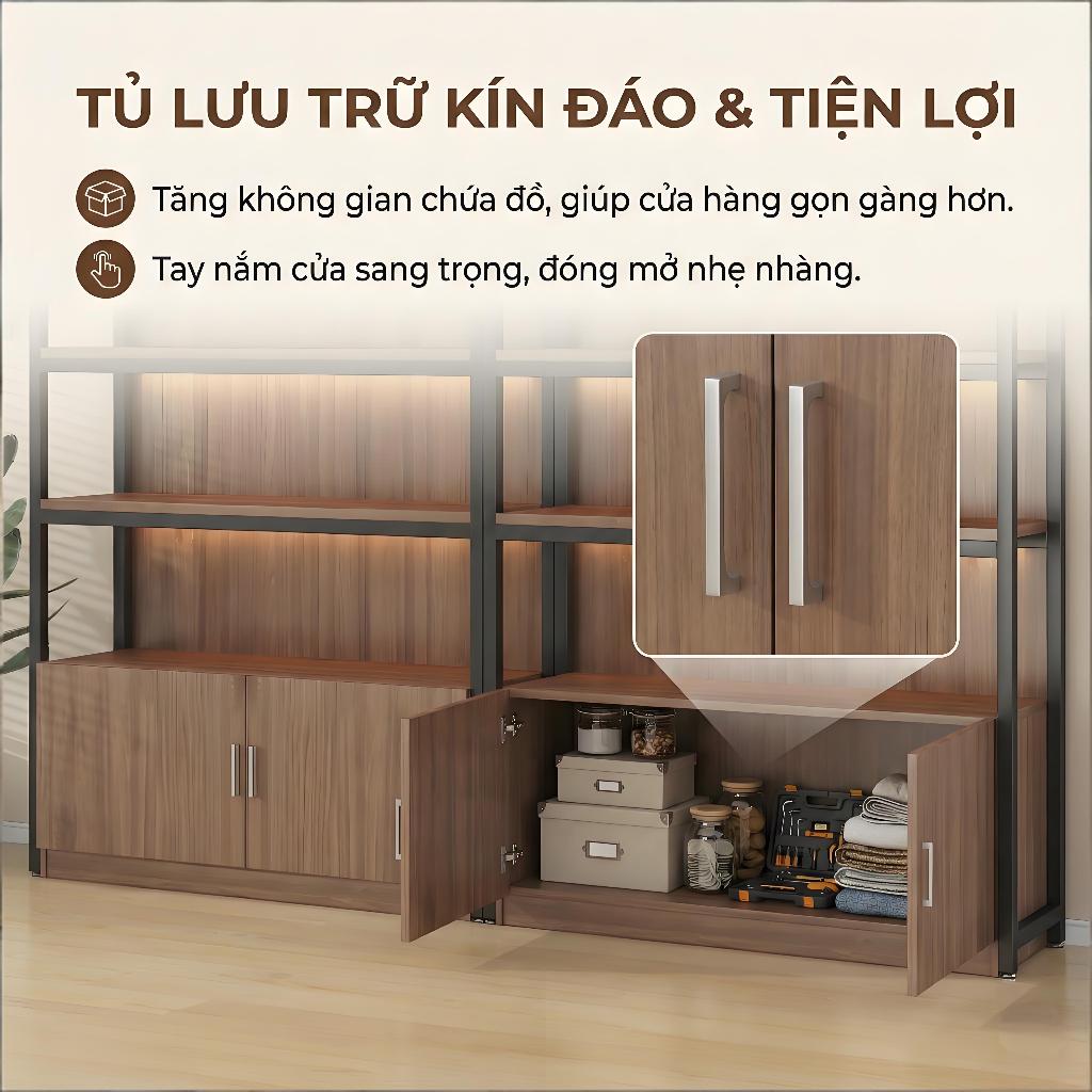 ALVIN Tủ đựng đồ đa năng Gỗ thân thiện với môi trường dung tích lớn chắc chắn | BigBuy360 - bigbuy360.vn