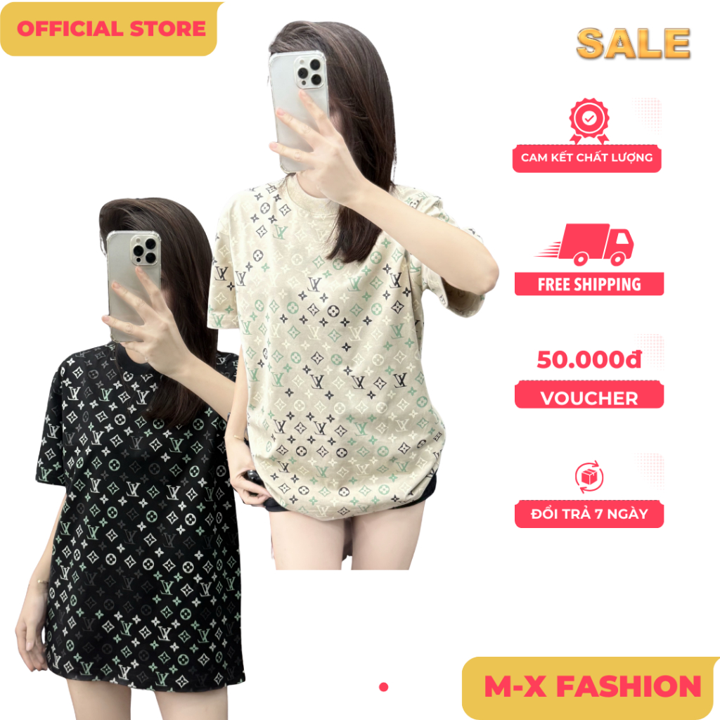 ÁO thun nam QC cổ tròn họa tiết thêu tay ngắn phong cách trẻ trung chuẩn from