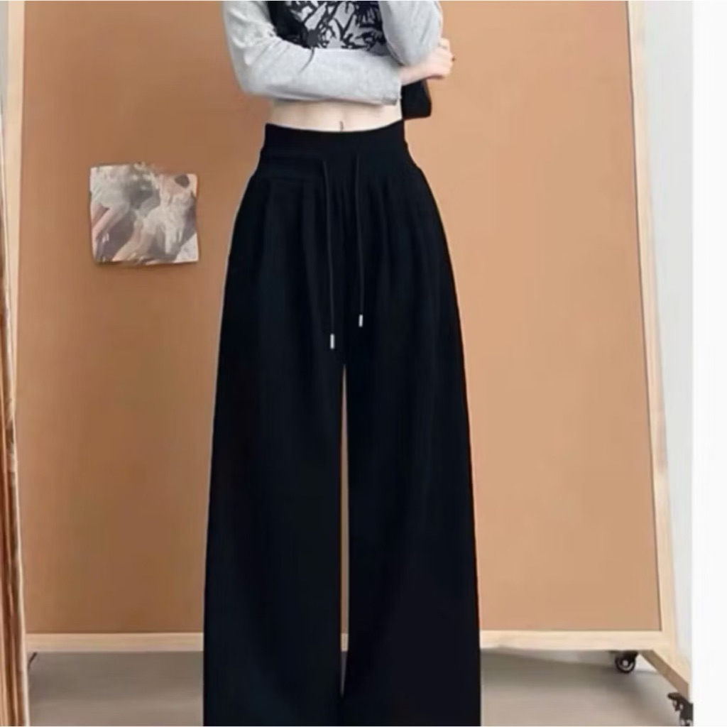 quần nỉ 2 Da dày dặn kèm dây rút