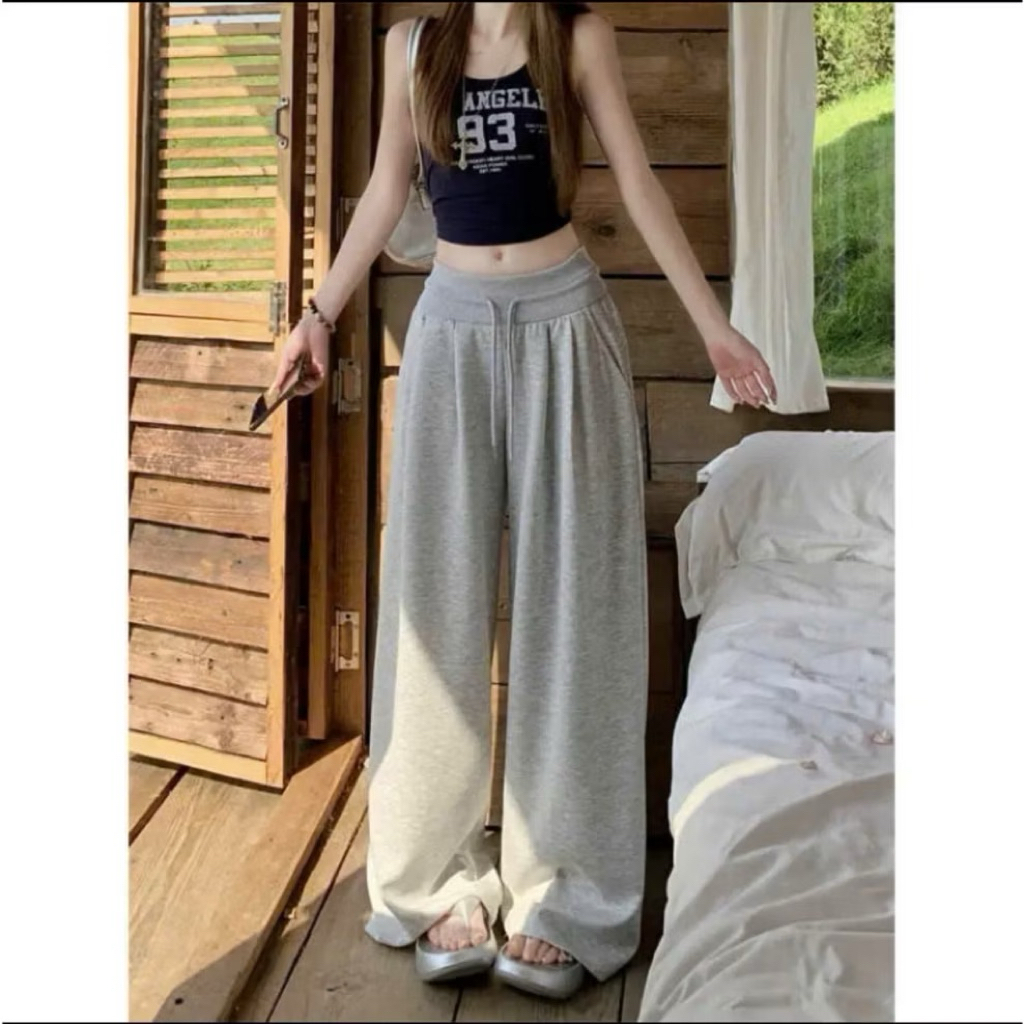 quần nỉ 2 Da dày dặn kèm dây rút