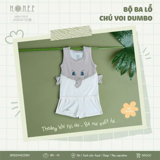 Bộ ba lỗ chú voi dumbo hrnee sale