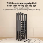 ONLY Tủ Quần Áo Không Cần Lắp Ráp Tủ Vải Đựng Quần Áo Có Thể Gập Lại Tủ Vải Đựng Quần Áo Khung Thép Chịu Lực Tủ Vải — ảnh 8