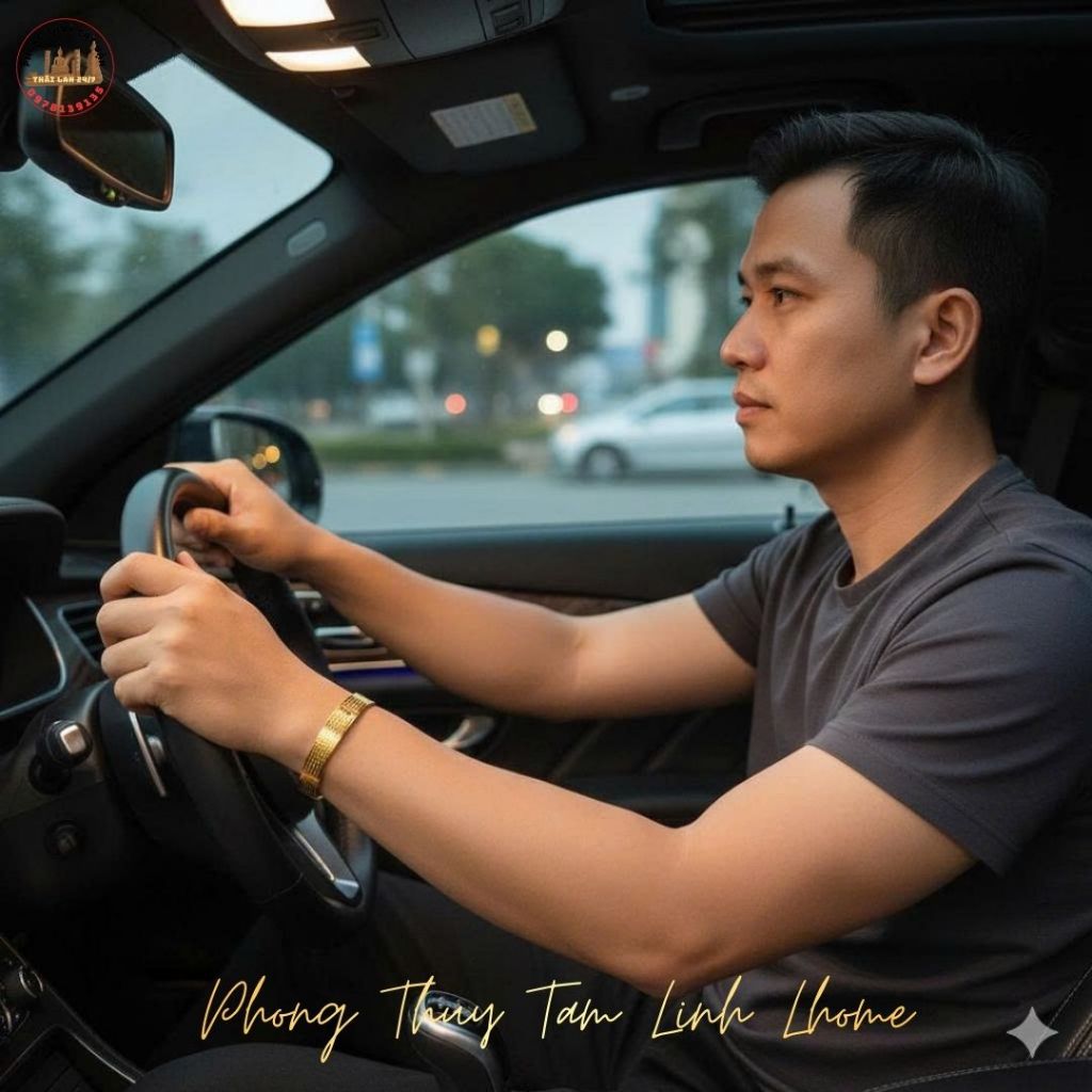 Lắc Tay Dạng Vòng Hở Khắc họa Tiết Thái Lan Màu vàng Sang Trọng Làm Phụ Kiện trang trí Cá Nhân