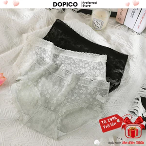 Quần lót ren nữ mỏng nhẹ gợi cảm sexy cao cấp kháng khuẩn cực tốt siêu co giãn DOPICO L2018