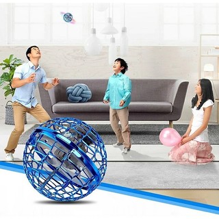 Bóng Bay UFO Phát Sáng LED Có Remote – Fly Orb Spinner Ball Tự Bay Cảm Ứng Tay + Sạc USB Dành Cho Bé