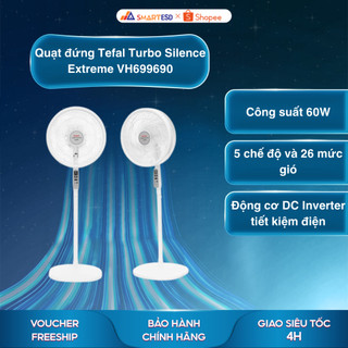 Quạt đứng Tefal Turbo Silence Extreme VH699690 - DC Inverter - Bảo Hành chính hãng 24 tháng
