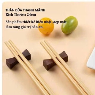 Bộ 10 Đôi Đũa Trúc Vân Đá – Đũa Ăn Cơm Cao Cấp, Sang Trọng, An Toàn Vệ Sinh, Phù Hợp Cho Gia Đình, Nhà Hàng, Quán Ăn