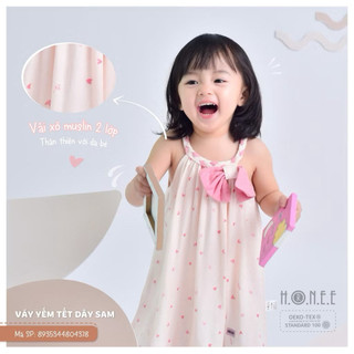 Váy yếm tết dây sam hrnee
