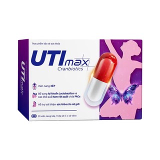 UTIMAX Cranbiotics - Hỗ Trợ Cải Thiện Sức Khỏe Cho Nữ Giới