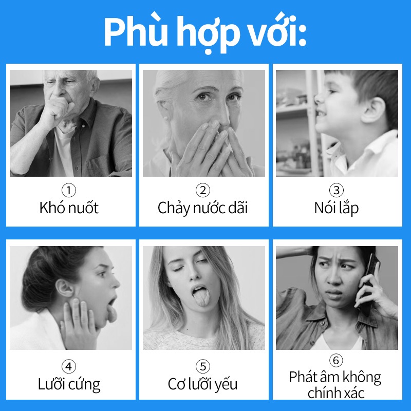 Dụng Cụ Tập Cơ Miệng & Lưỡi MaiWieel hỗ trợ speech therapy luyện phát âm cải thiện nói ngọng