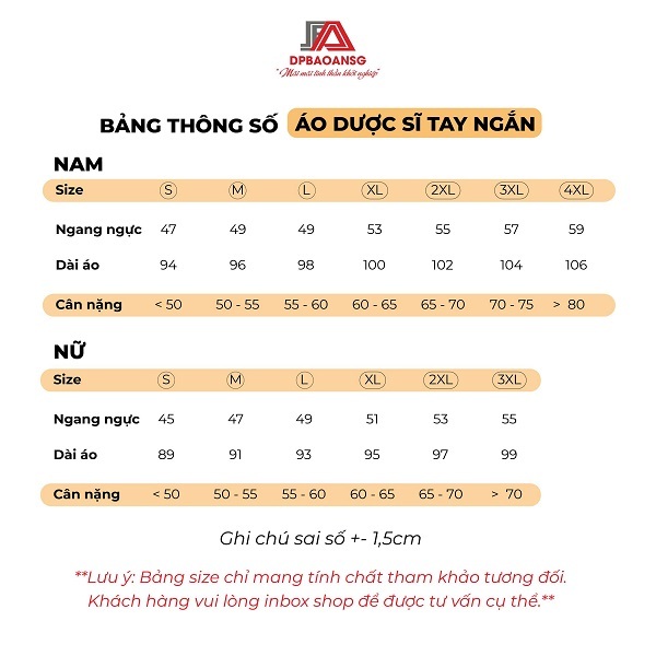 Áo Blouse Trắng Nam Nữ Form Dài Tay Ngắn – Chất Kate Mềm Mát Chuẩn Đồng Phục Y Tế