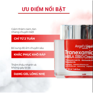 Kem Dưỡng Giảm Thâm Nám Angel's Liquid Tranexamic Mela Zero Cream 50ml