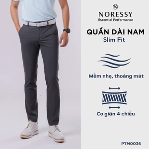Quần Dài Nam NORESSY GOLF Thể Thao, Co Giãn Nhẹ, Lịch Lãm, Chống Tia UV - PTM0036
