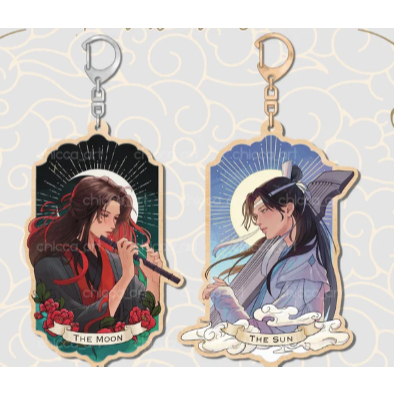 MDZS Gran Maestro della Coltivazione Demoniaca Mo dao zu shi Tarocchi Ciondoli in legno