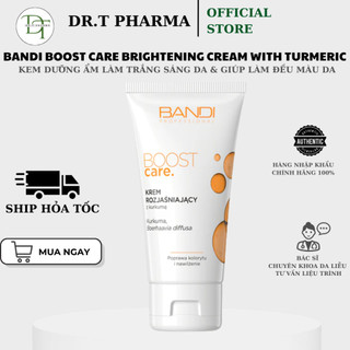 [HÀNG CÔNG TY] BANDI BOOST CARE Brightening cream with Turmeric- Kem dưỡng ẩm làm đều màu da-50ml