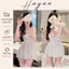 HT254 Váy ngủ sexy 2s cánh tiên hoa nhí cúp v1 có GỌNG, đồ ngủ ren xuyên thấu dáng xoè HT254