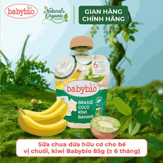 Sữa Chua Dừa Hữu Cơ Cho Bé Babybio 85g Bổ Sung Vitamin Và Khoáng Chất Tự Nhiên - Natural Market
